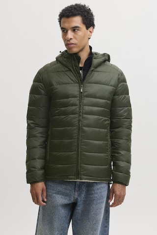 Jack & Jones Jjekıngsley Erkek Kapüşonlu Hafif Şişme Mont Puffer Günlük Rahat Haki