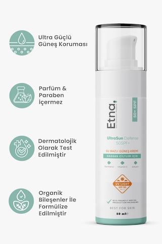 Su Bazlı Güneş Kremi 50spf+ 50ml