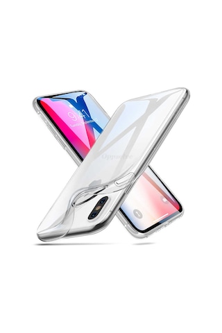 Apple Uyumlu iPhone Xs Max Kılıf Ultra İnce Silikon Kılıf 0.2 Mm 001