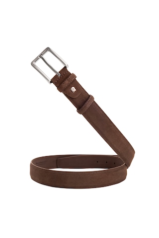 Pierre Cardin Suet Deri Erkek Kemer En 3,5 Cm Pc-1009 Kahve - Suet