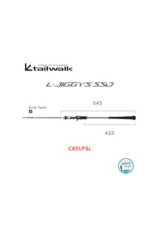 Tailwalk Ssd L-jiggys C631/fsl 1.90mt Max 120gr S2p Tetikli Light Jigging Kamış Standart