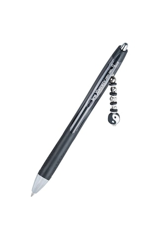 Xberry Jel Kalem Charmlı - 07mm Yuvarlak Uç Siyah