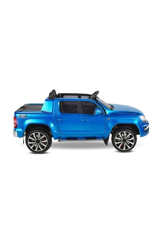 4x4 Quattro Metalik Uzaktan Kumandalı 12v Akülü Araba 18ah Akülü Çocuk Araçları 441a Mavi