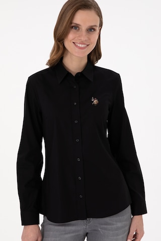 U.s. Polo Assn. Kadın Siyah Gömlek Basic 50295710-vr046 Siyah