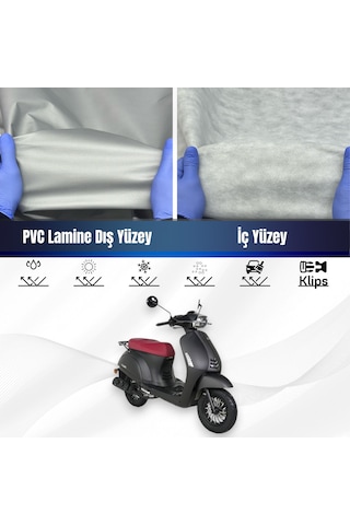 Kuba Bluebird Su Geçirmez Motosiklet Brandası Motor Branda