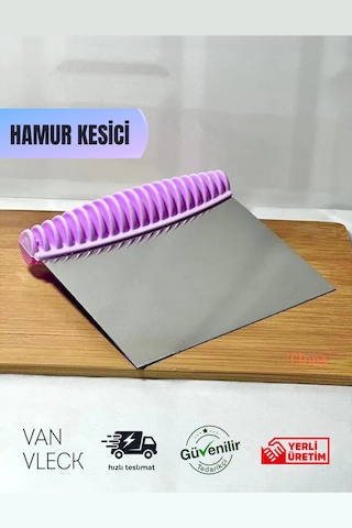 Paslanmaz Çelik Hamur Kesme Spatulası Lüks Kazıyıcı