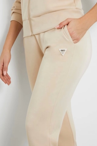 Guess Kadın Normal Bel Jogger Pantolon Bej