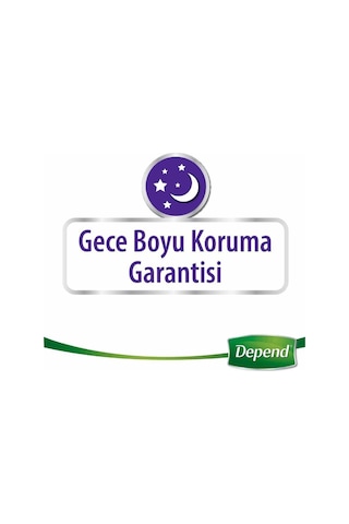Depend Emici Külot Pants Hasta Bezi L - Büyük - Large Erkek İç Adet 8 Adet Tekli Pk L