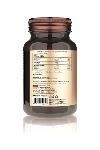 Iron 17 Mg + Vitamin C 450 Mg + Inulin 250 Mg + Vitamin B12 1000 Mcg 90 Capsules