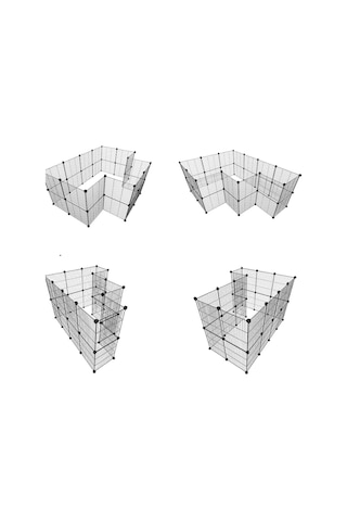 Hodbehod 24 Panel Hayvan Oyun Kafesi Kedi Kuş Evcil Hayvan
