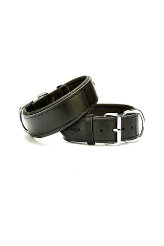 Doggie Sade Deri Boyun Tasması Siyah Sbt-3010 Siyah