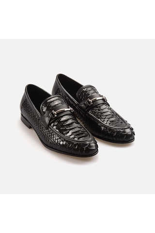 Mocassini Tokalı Erkek Loafer 56110 Siyah