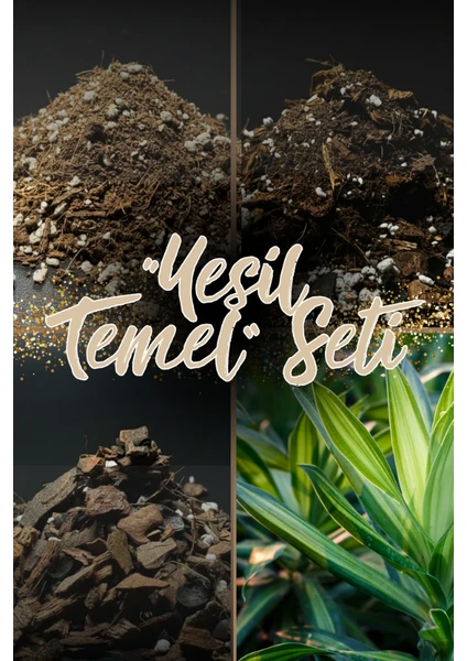Yeşil Temel Seti / Yeni Başlayanlar Ve Saksı Değişimi Için Ideal Toprak Karışımı 9