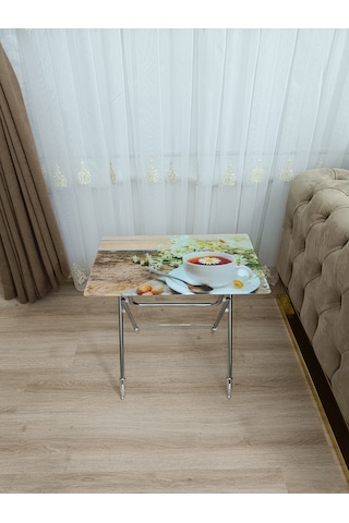 Çanta Zigon Sehpa,4'lü Sehpa, Zigon Sehpa, Camlı Sehpa - Fincan