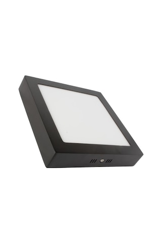 Forlife Sıva Üstü Slim Led Downlight Siyah 12W Kare 3000K Fl-220 Siyah