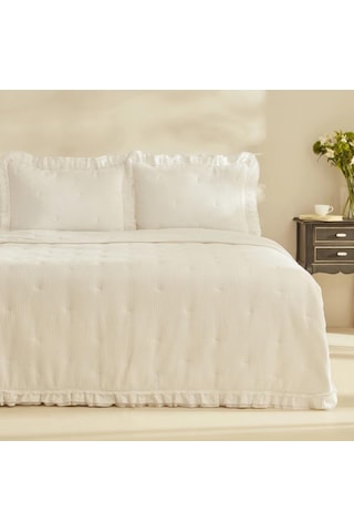 Karaca Home Perios Beyaz Çift Kişilik Comfort Set Beyaz