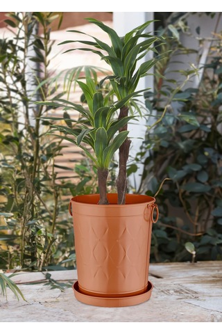 The Mia Prizma Saksı Terracota 37x31x46 Cm