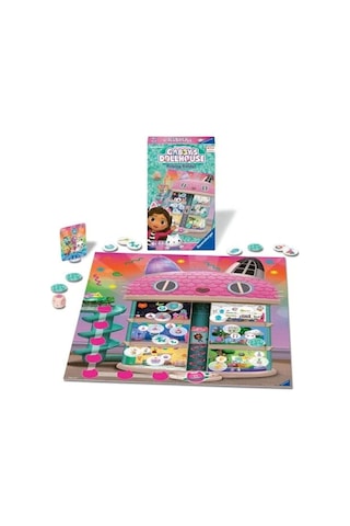 248100 Ravensburger - Gabbys Dollhouse - Seyahat Boy Kutu Oyunu