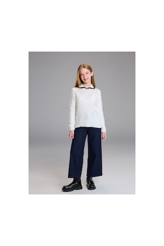 LC Waikiki Alıta Cıty Farkıyla Lcw Kids Ekru Polo Yaka Kız Çocuk Kazak Ekru - 925577801 Ekru