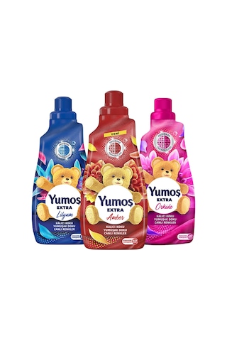 Yumoş Extra Yumuşatıcısı Amber + Lilyum +Orkide 1440Ml