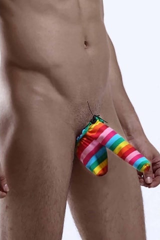 Merry See Çok Renkli Özel Tasarım Fantazi Slip-Çok Renkli-Standart Çok Renkli