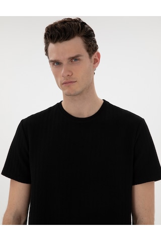 Pierre Cardin Erkek Siyah Tişört 50302581-vr046 Siyah