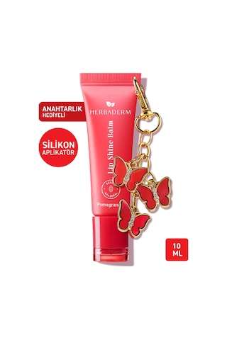 Herbaderm Nar Aromalı Parlatıcı Dolgunlaştırıcı ve Onarıcı Renkli Dudak Balmı 10 ML