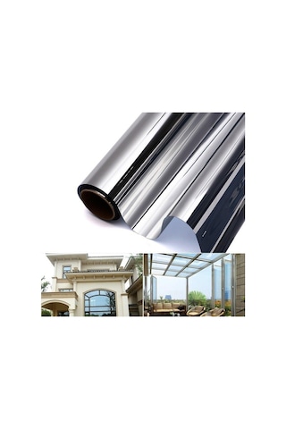%70 ISI YALITIMLI AYNALI CAM FİLMİ - KOYU TON - 50 CM X 4 METRE