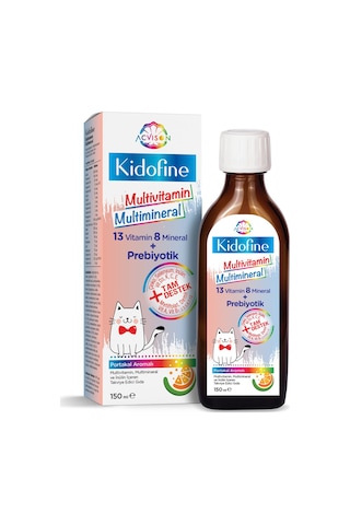 Acvison Kidofine Çocuklara Özel 13 Vitamin 8 Mineral Prebiyotik