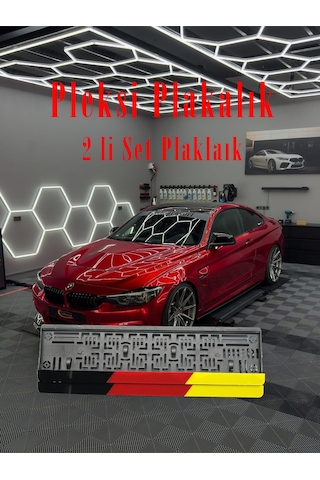Almanya Desenli Plakalık Pleksi
