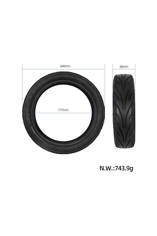 Ninebot Zt3 / Zt3 Pro Uyumlu 70/60-7.5 Jelli Lastik 11 İnç Solid Tire Muadil