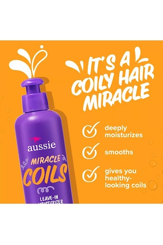 Aussie Miracle Coils Nemlendirici Durulanmayan Saç Kremi 251ml
