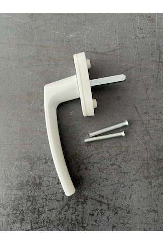 Alüminyum Pvc Pencere Kolu Beyaz 3 Adet