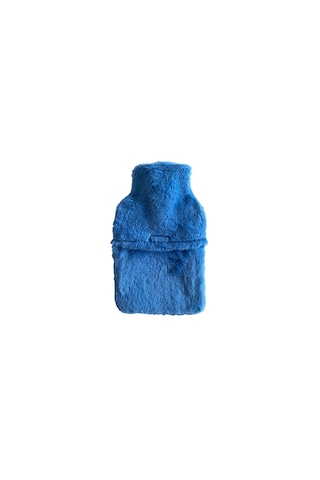 Sıcak Su Torbası Cepli Mavi Peluş Termofor 32,5x17,5cm 1500 Ml