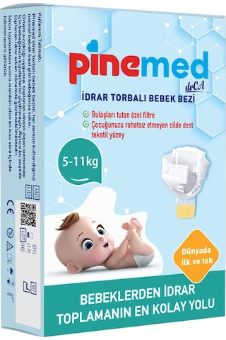 Pinemed İdrar Toplama Bezi 5-11 Kg 2 Adet Pinemed İdrar Toplama Bezi 5-11 Kg 2 Adet