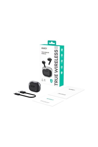 Aukey EP-M2-BK 13mm Sürücülü Bluetooth 5.3 IPX4 Kablosuz Kulaklık