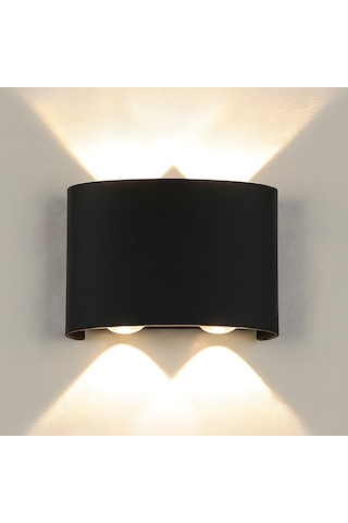 Kendal Kda730 Jupiter Led Aplikler 2 4w 480 Lümen Güçlü 2 4w - Gün Işığı Siyah