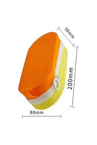 Didadodo Su Geçirmez Silikon Yüzücü Gözlüğü Kılıfı - Hava Delikli, Fermuarlı, Taşınabilir Sarı, Hızlı Kurulumlu Sarı