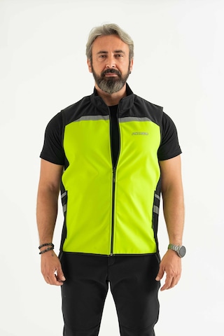 Reflektörlü Softshell Motosiklet Ve Iş Güvenliği Yeleği
