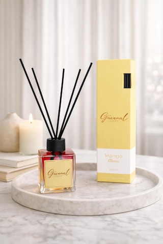 Gvnl Aura Serisi Bambu Çubuklu Oda Kokusu 100 Ml - Mango Meyveli