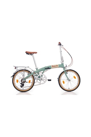 Bianchi New Vintage Katlanır Bisiklet Celeste Mavi Bianchi New Vintage Katlanır Bisiklet Celeste Mavi