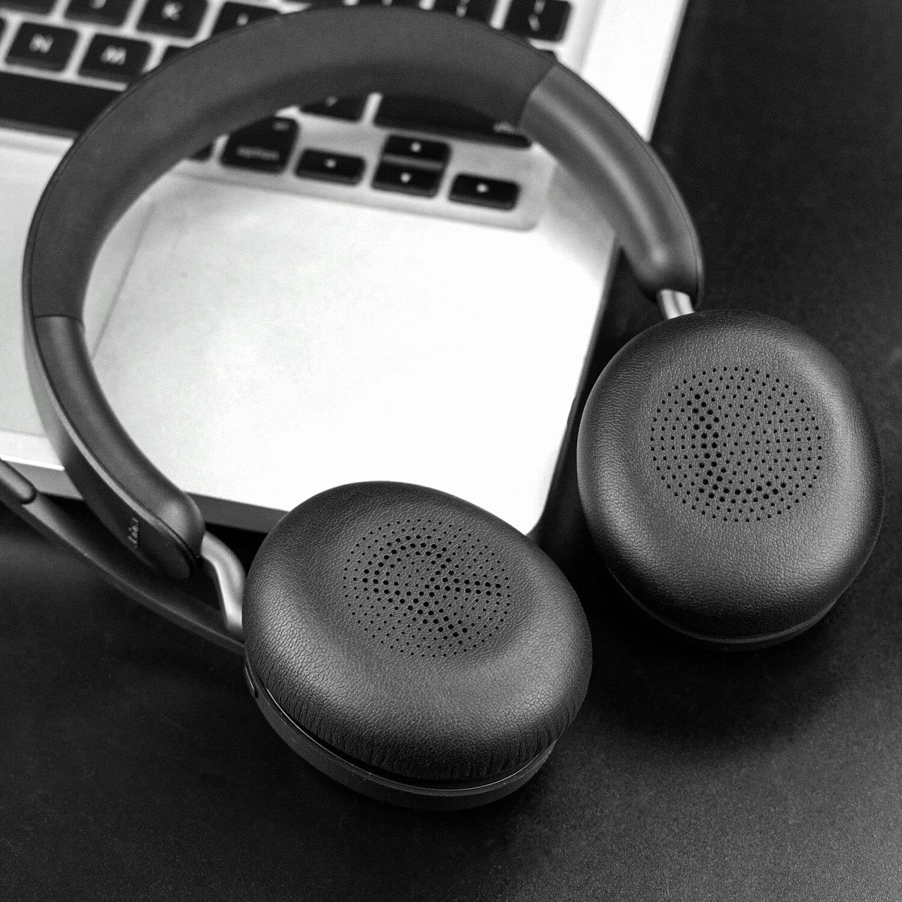 Jabra Evolve Elite 45h Kulaklık Sünger Kapağı Kulak Yastığı Aksesuarları Siyah İçin Yedek Kulak Yastığı