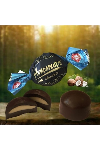Ammar Çikolata Bitter Kaplamalı Hindistan Cevizi Aromalı Bayramlık İkramlık 300 G