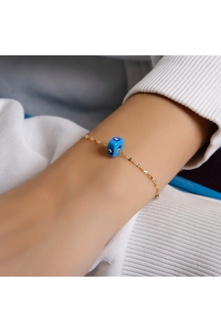 Aytekkuyumculuk Yaprak Bileklik Sarı Altın