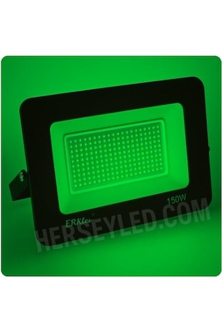 Erk 150w Yeşil Led Projektör 220v Erk-37150 Y Yeşil