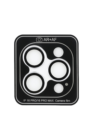 Apple Uyumlu iPhone 17 Pro Max Guess Lisanslı Metal Kamera Lens Koruyucu Gümüş