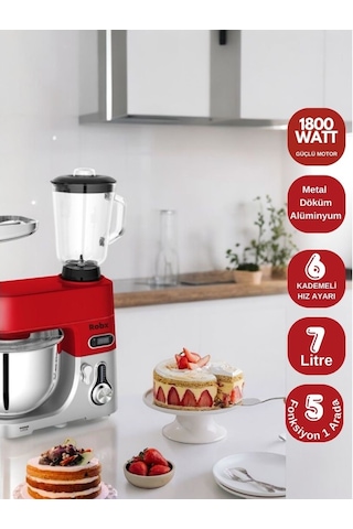 Robx SR50 1800 W Hamur Yoğurma Kıyma Çekme Makinesi