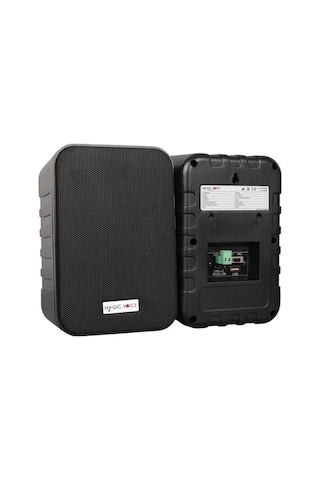 Magicvoice F-lhy4a 4" 10 Cm Hat Trafolu Duvar Tipi Sütun Hoparlör 10w Rms / 150w Peak - Mp3 Usb Uyumlu Çiftli Takım Set - Siyah