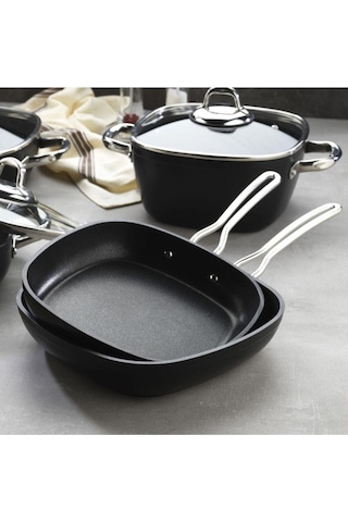 Schafer Gastronomıe Master Granit Ind.Tava -26Cm -Siyah