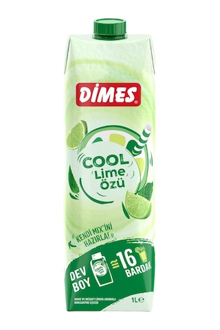Dimes Cool Lime Özü 1 Lt X 6 Adet